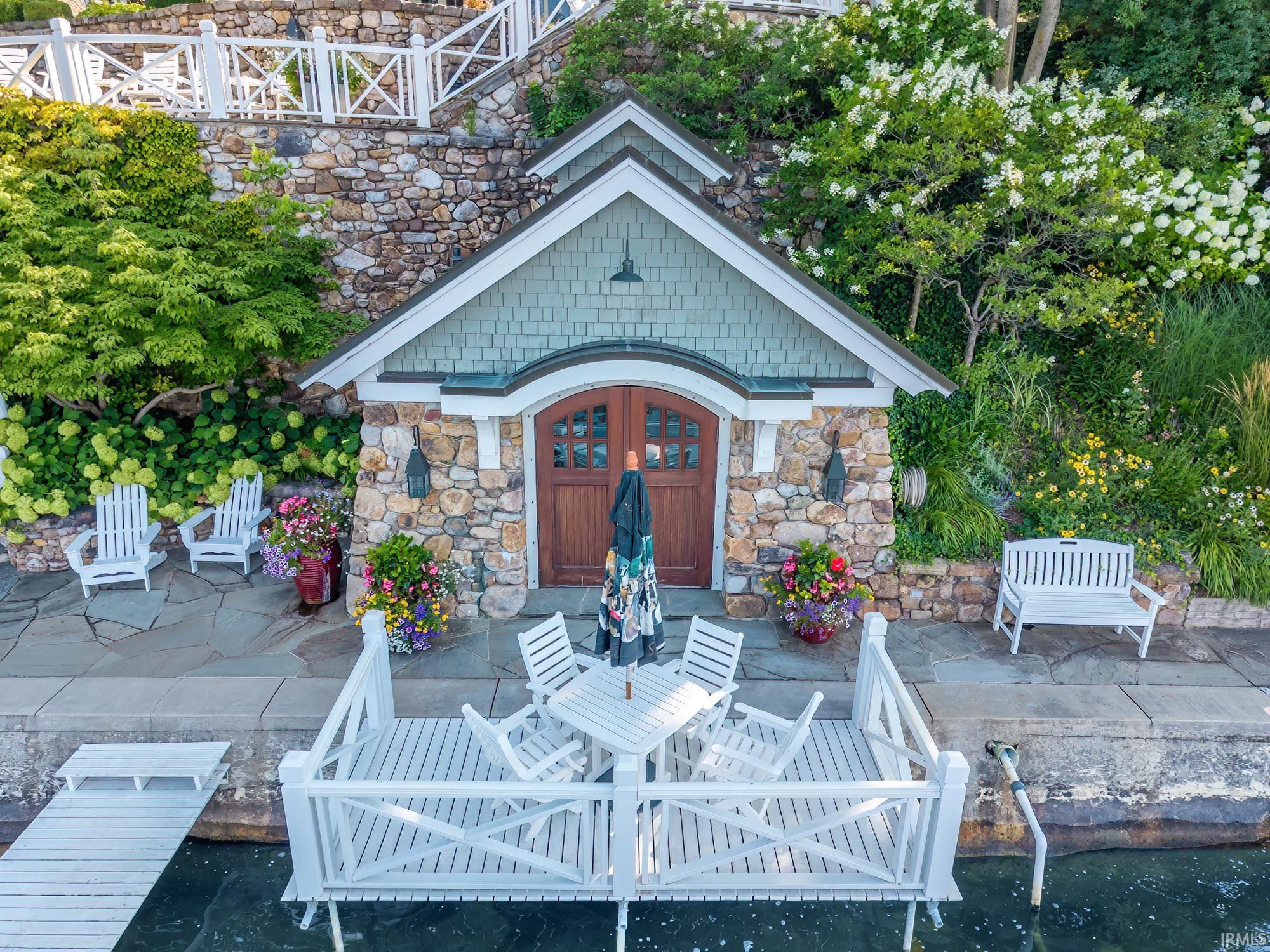 Image 2: View of patio featuring outdoor dining space, Patio