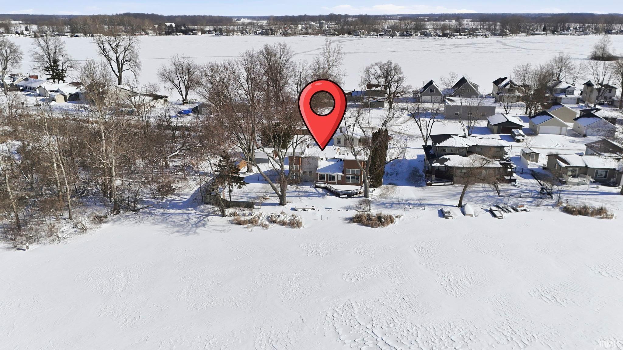 Image 1: Lake Front Aerial