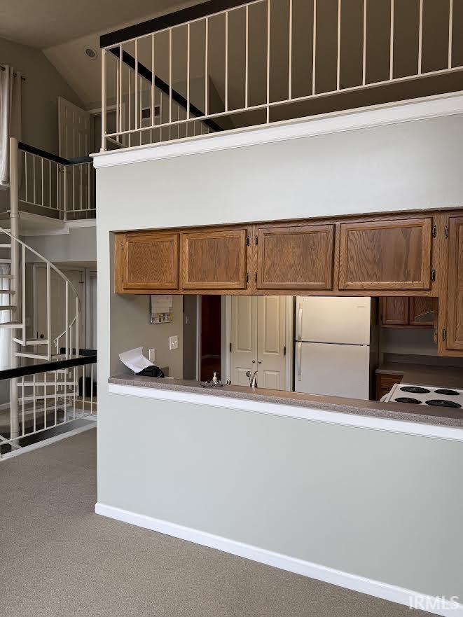 Image 3: Kitchen opens up to living room, Kitchen