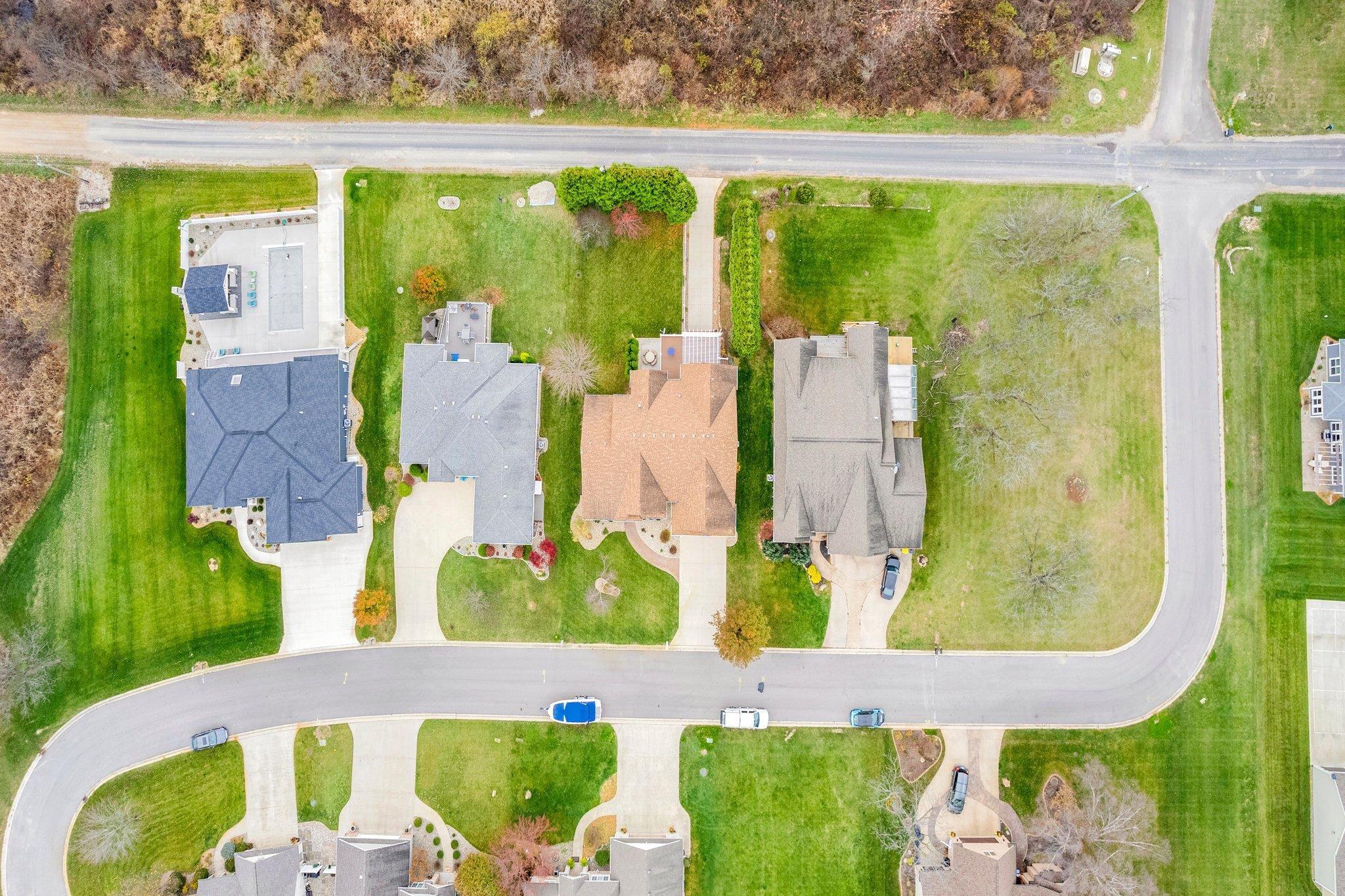 Image 3: Arial View of Private Road