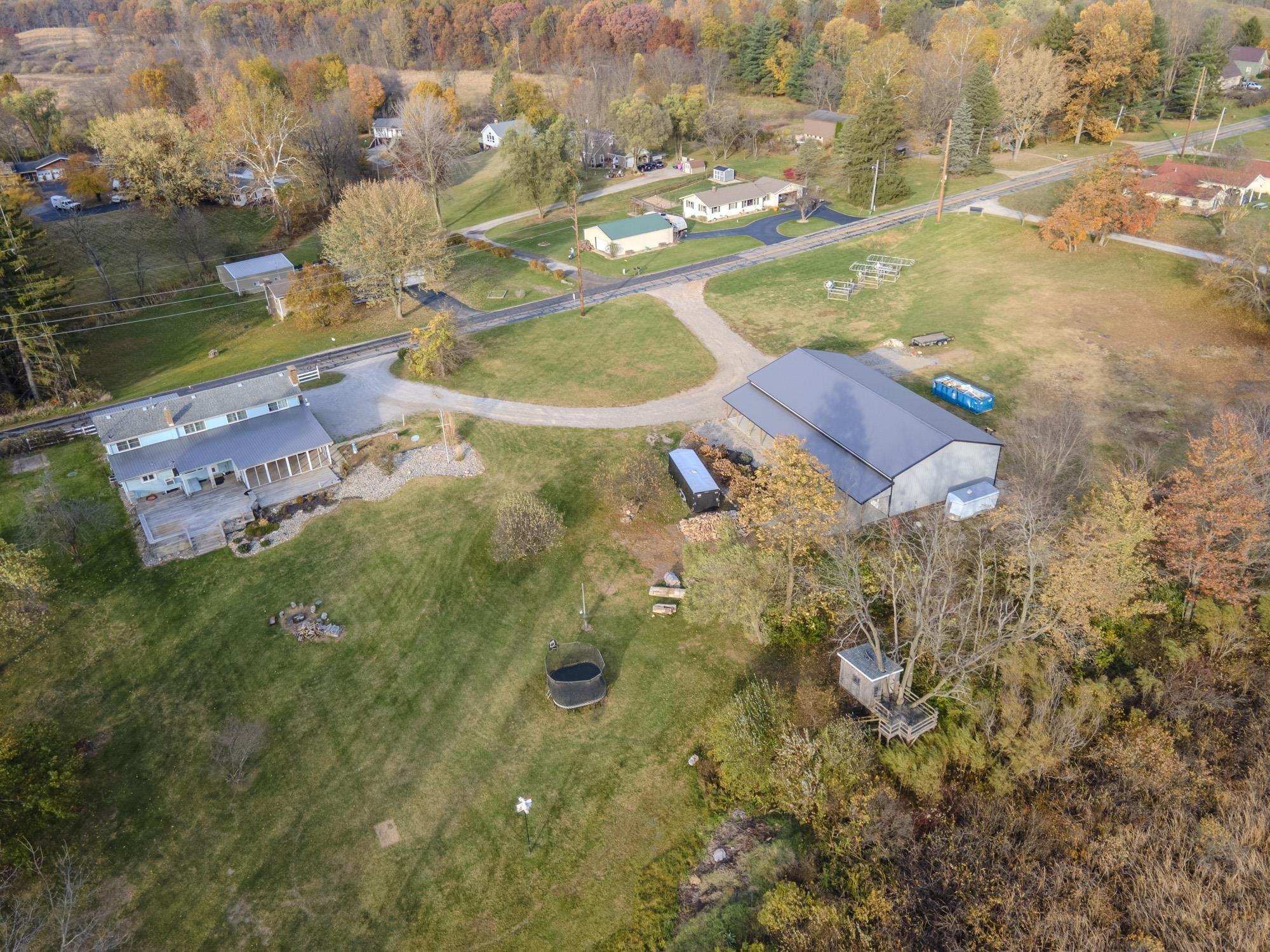 Image 2: 3095 W 100 N Loon Lake, Angola, IN 46703, Home Pole Barn Acreage and lake front!