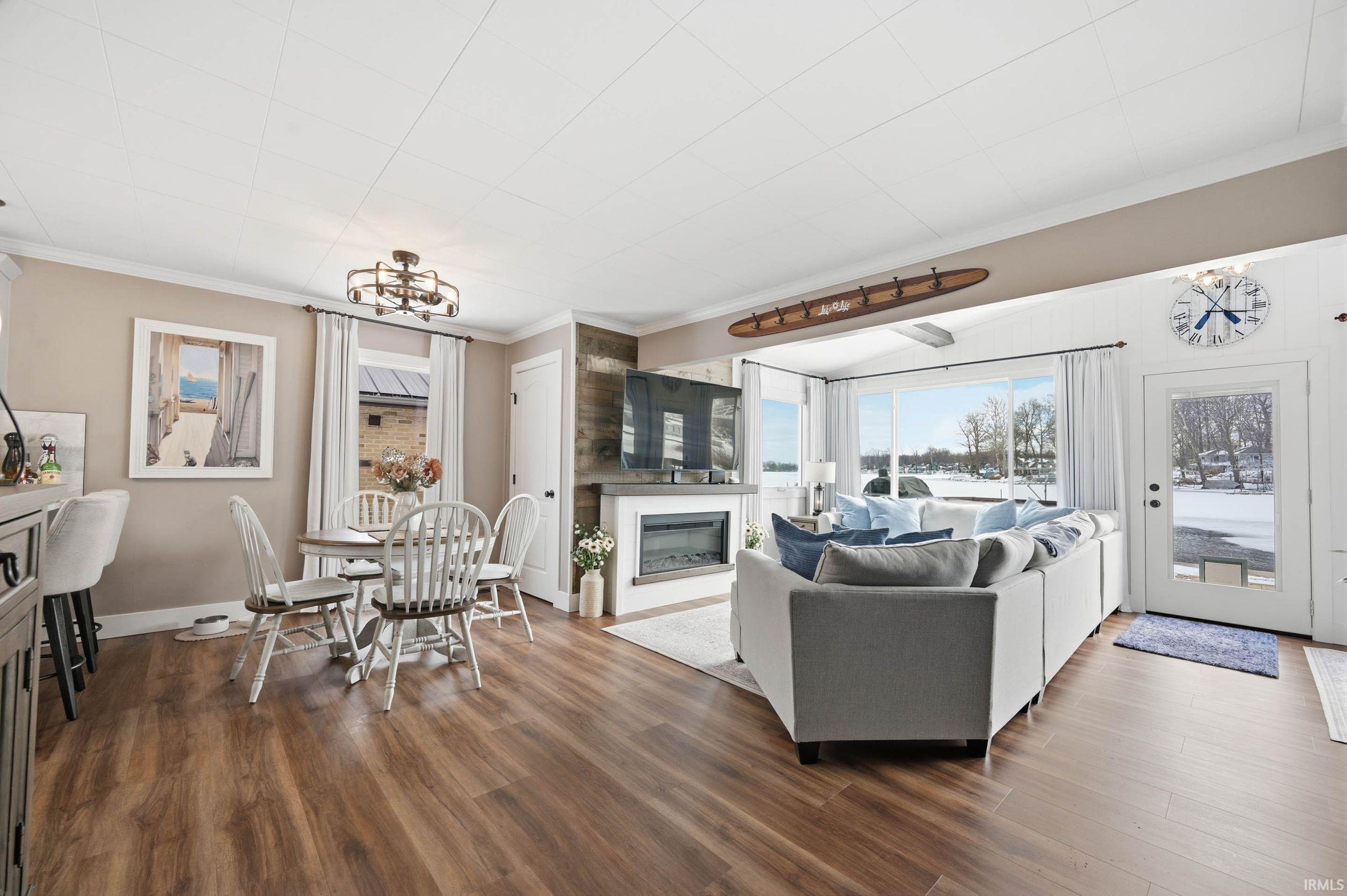 Image 3: VIEW OF LAKE THRU NEW WINDOWS, Living Room Image 3: VIEW OF LAKE THRU NEW WINDOWS, Living Room