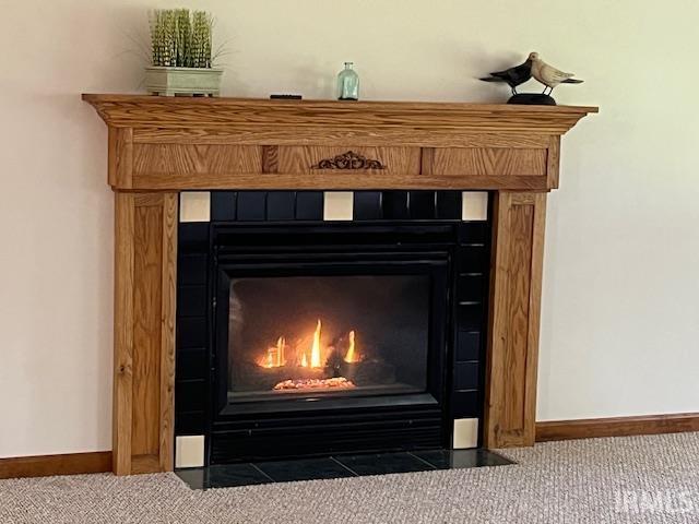 Image 1: Fireplace in Living Room, Living Room