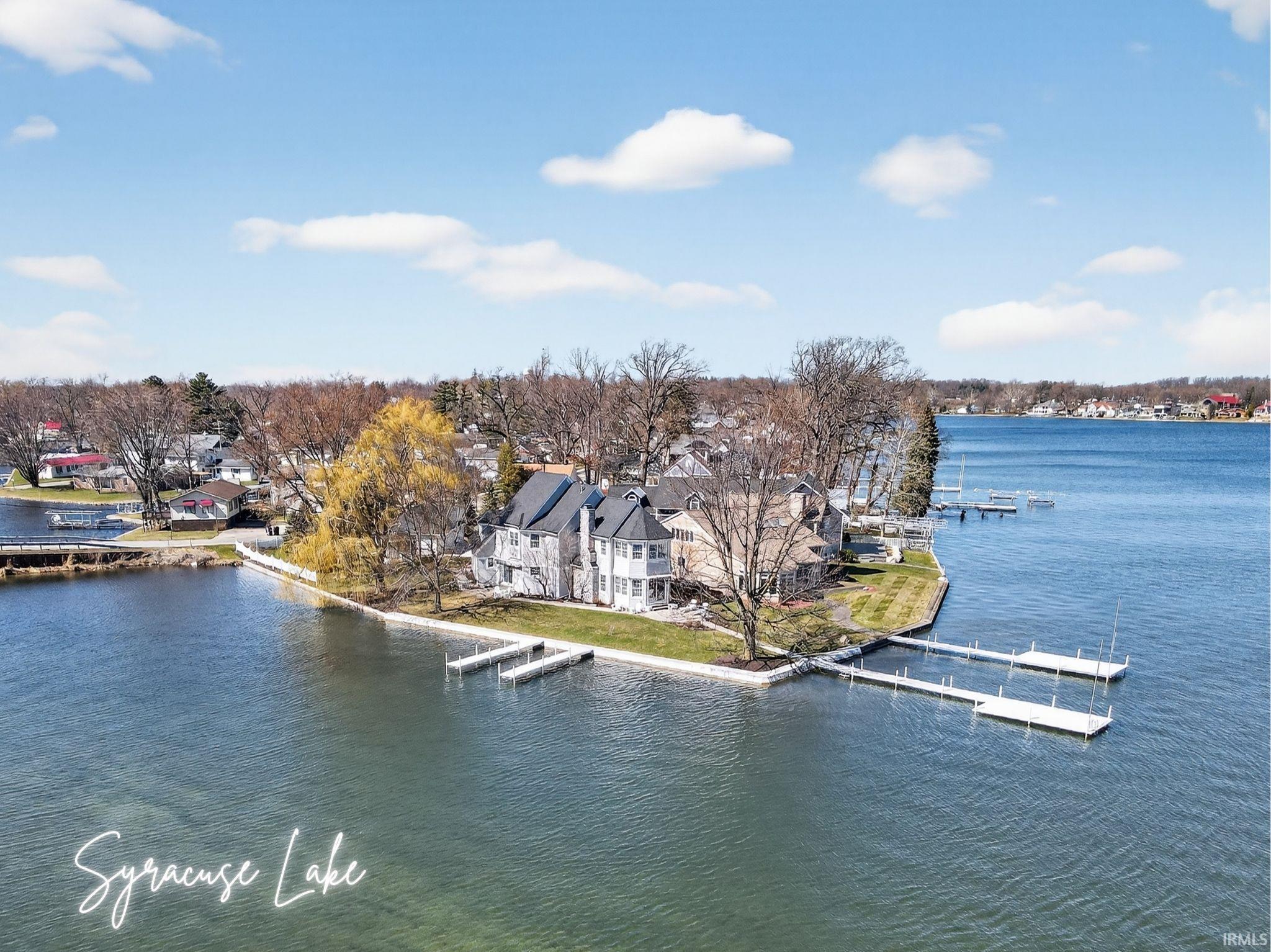 Image 0: Syracuse Lake - surrounded by over 290' water frontage