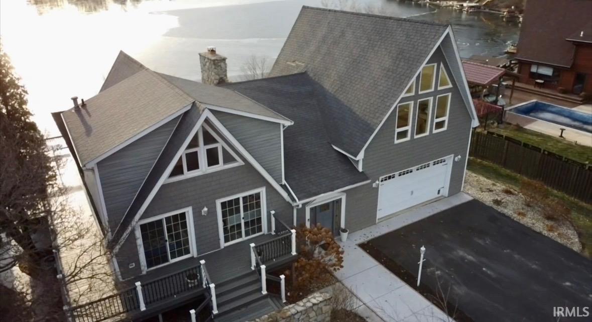 Image 1: View of subject property featuring a nearby body of water, Aerial View Image 1: View of subject property featuring a nearby body of water, Aerial View