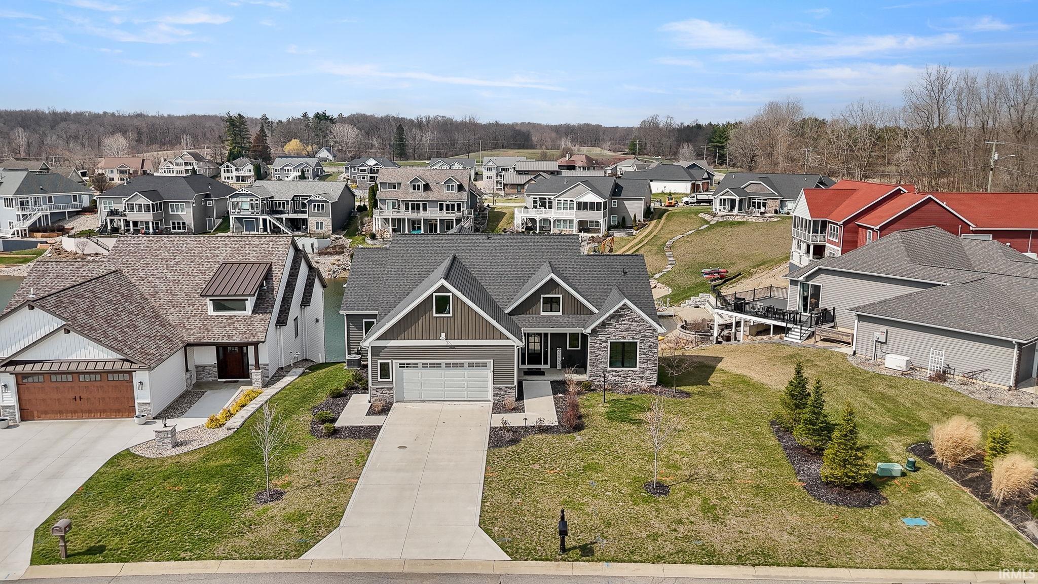 Image 2: Aerial perspective of suburban area, Aerial View Image 2: Aerial perspective of suburban area, Aerial View