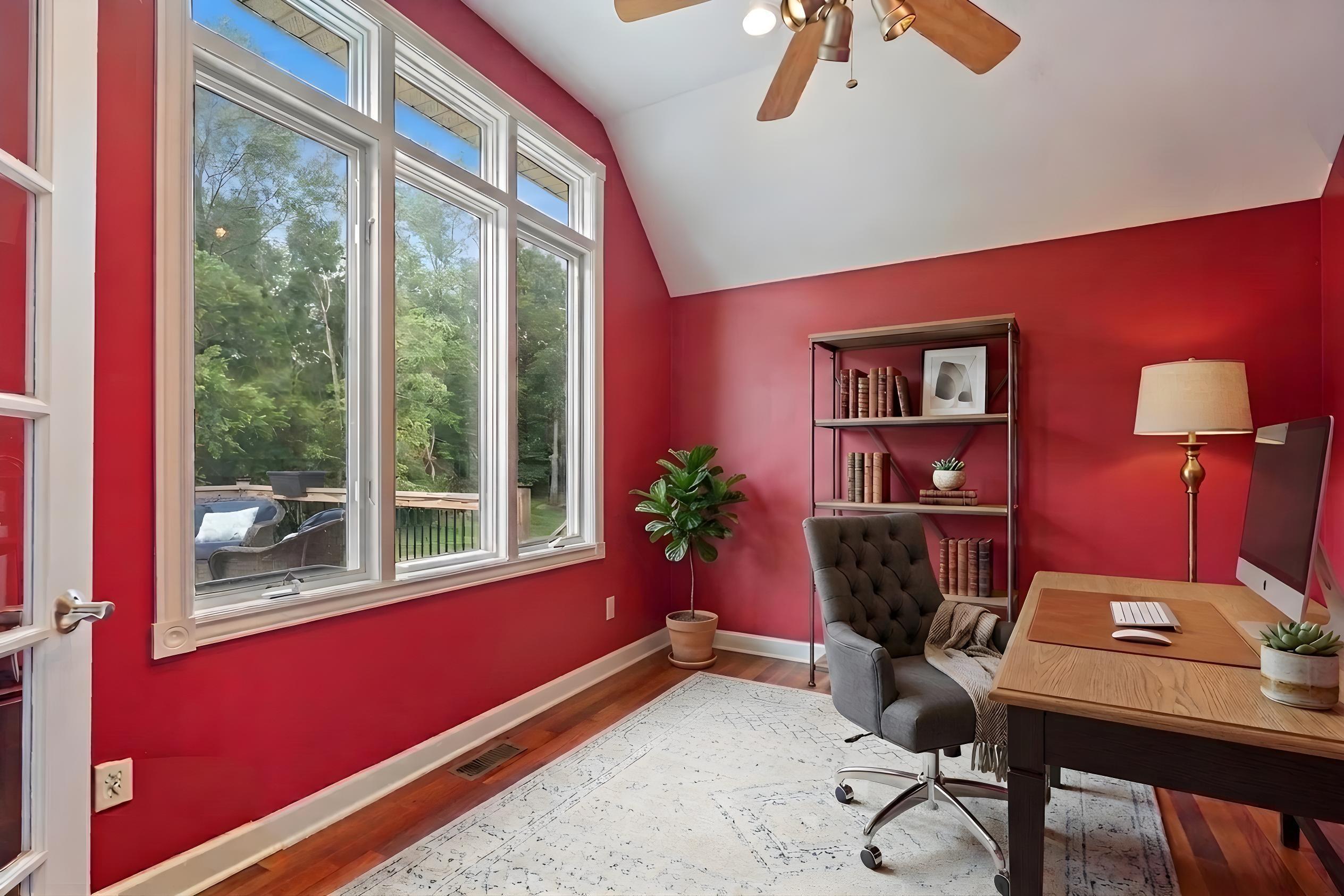Image 2: Some photos have been virtually staged or furniture has been removed out of the room., Office