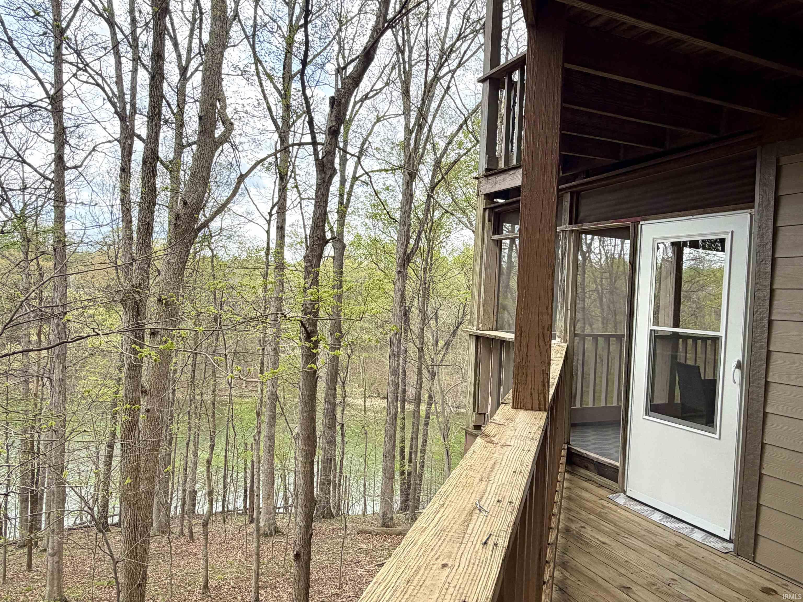 Image 0: View of wooden deck, Deck