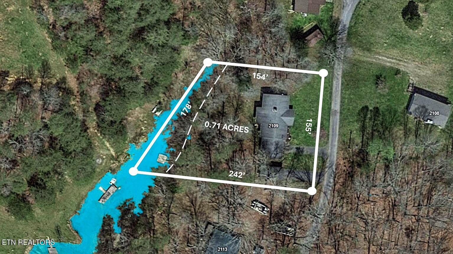 Image 3: AERIAL TAX MAP- 2109 KEY WAY