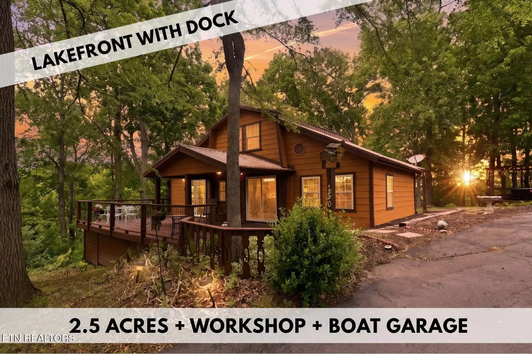 Image 1: LAKEFRONT WITH 2.5 ACRES