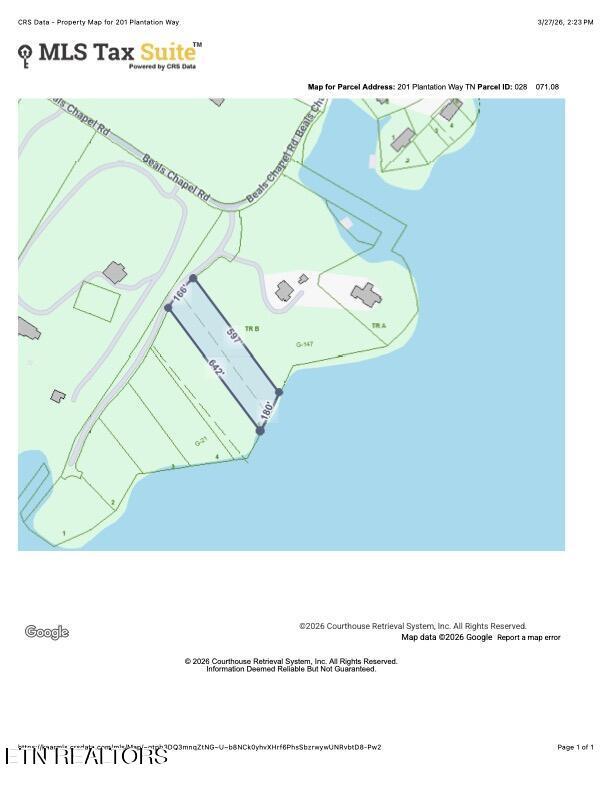Image 4: Property Map for 201 Plantation Way