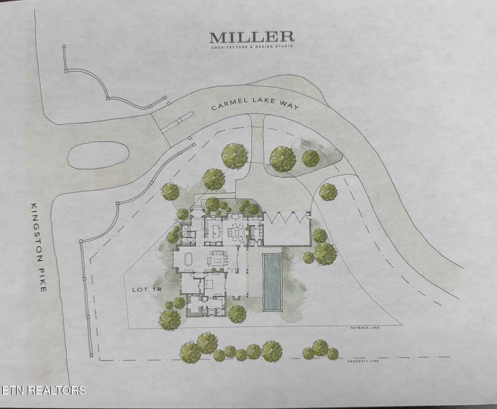 Image 2: lot 1 carmel lake rendering