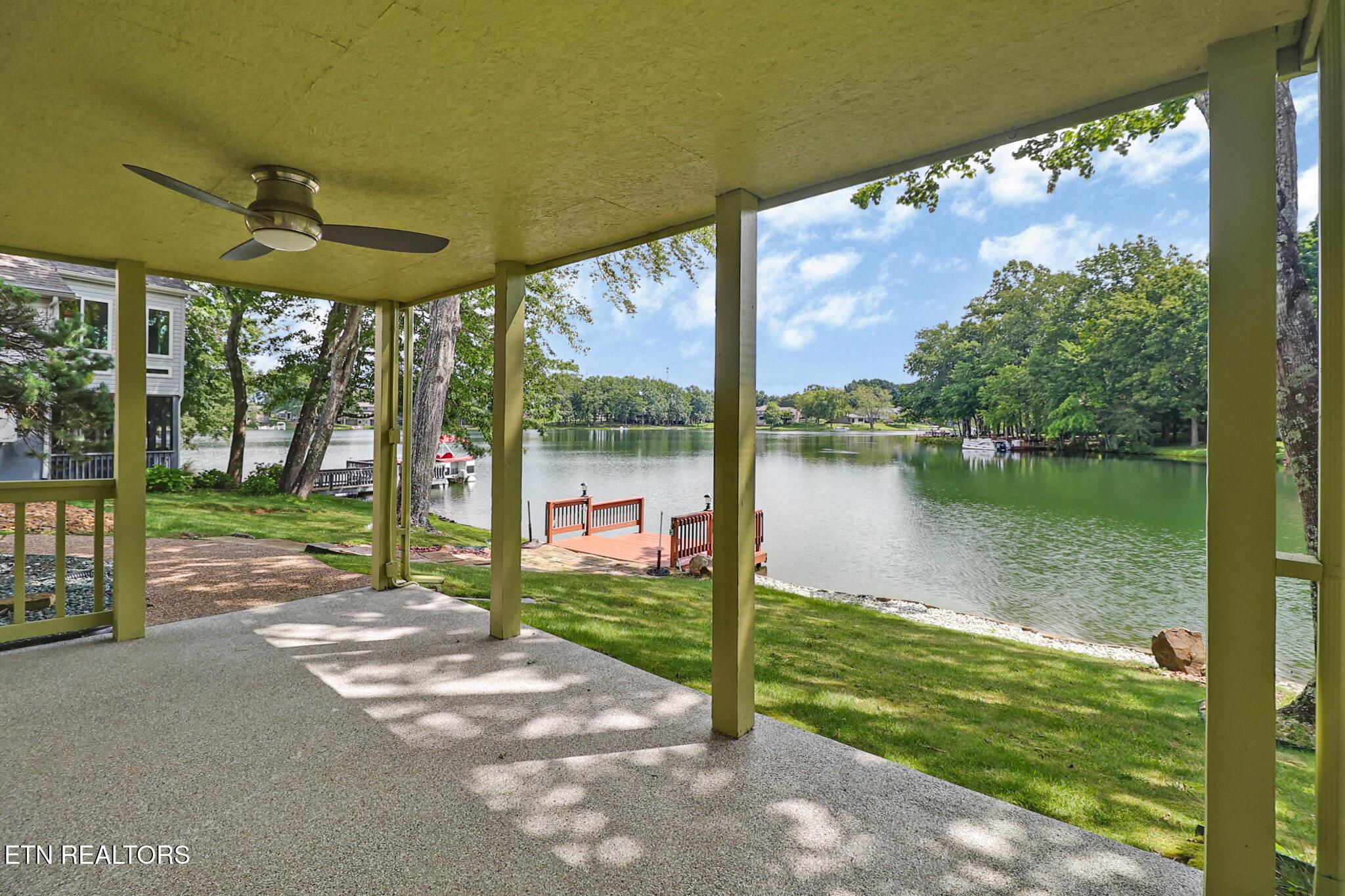 Image 3: Lower level covered deck