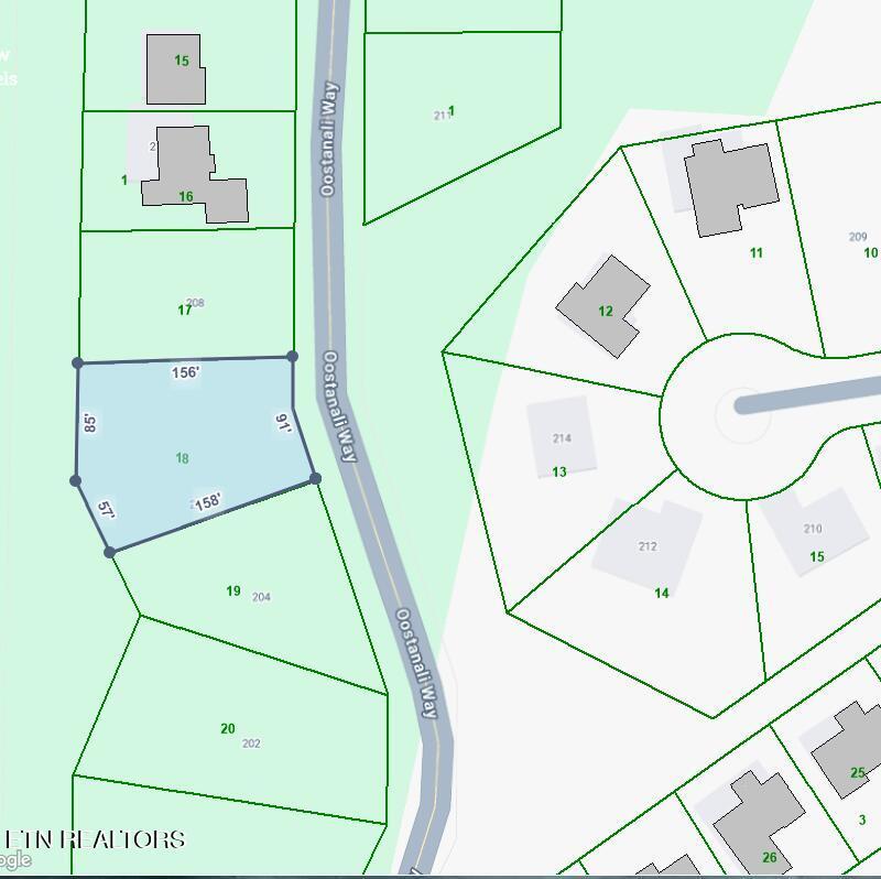 Image 1: 206 Oostanali Tax Map