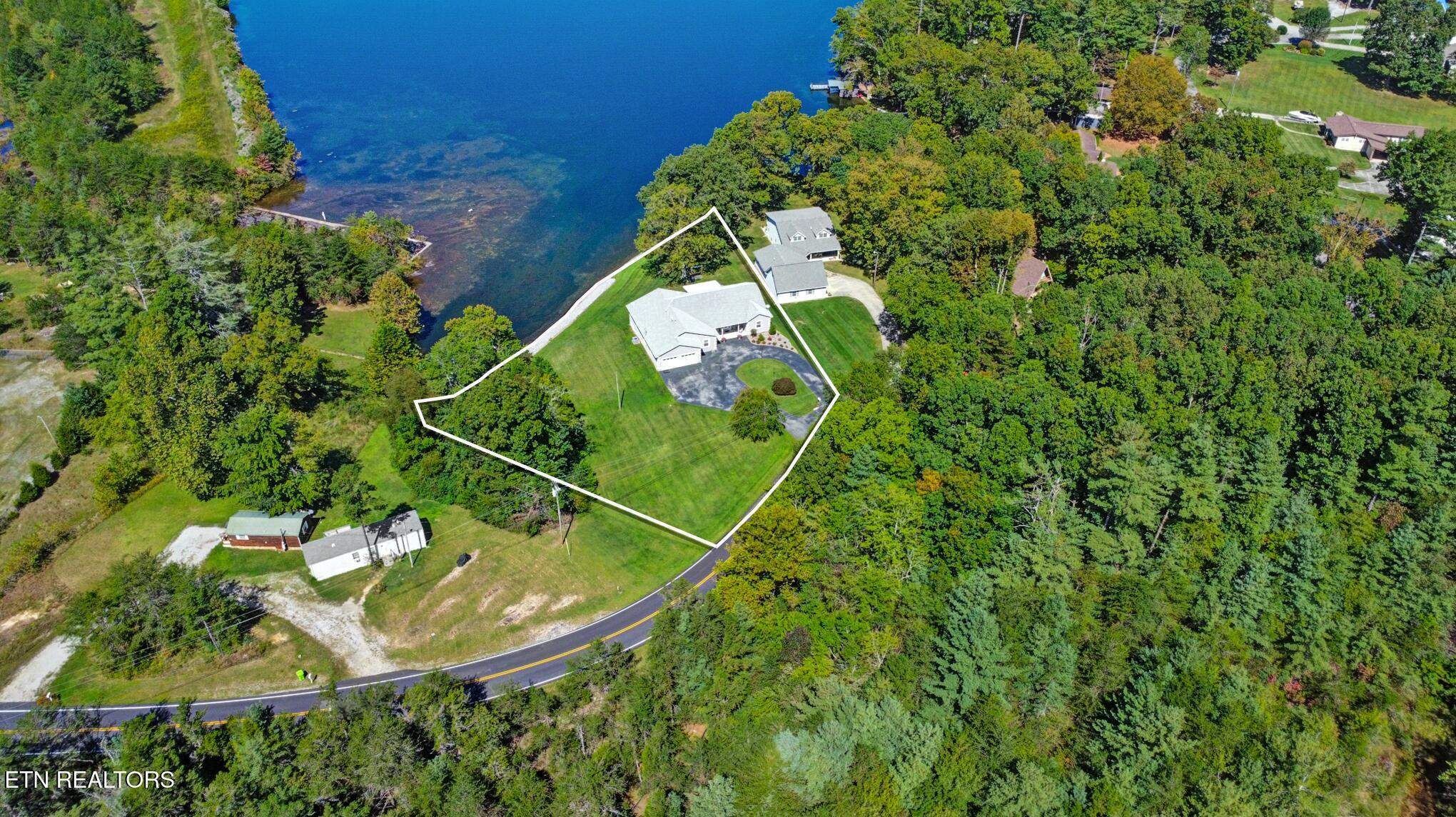 Image 2: Aerial View of Home