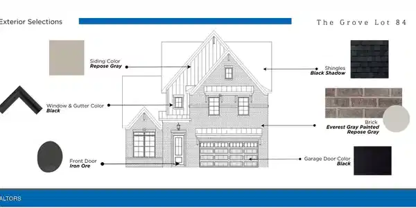 Image 4: GROVE84 EXTERIOR SELECTIONS BOARD