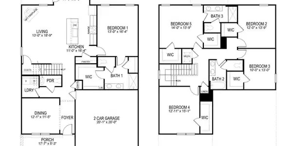 Image 2: Salem Traditon Floor Plan 2048x1365