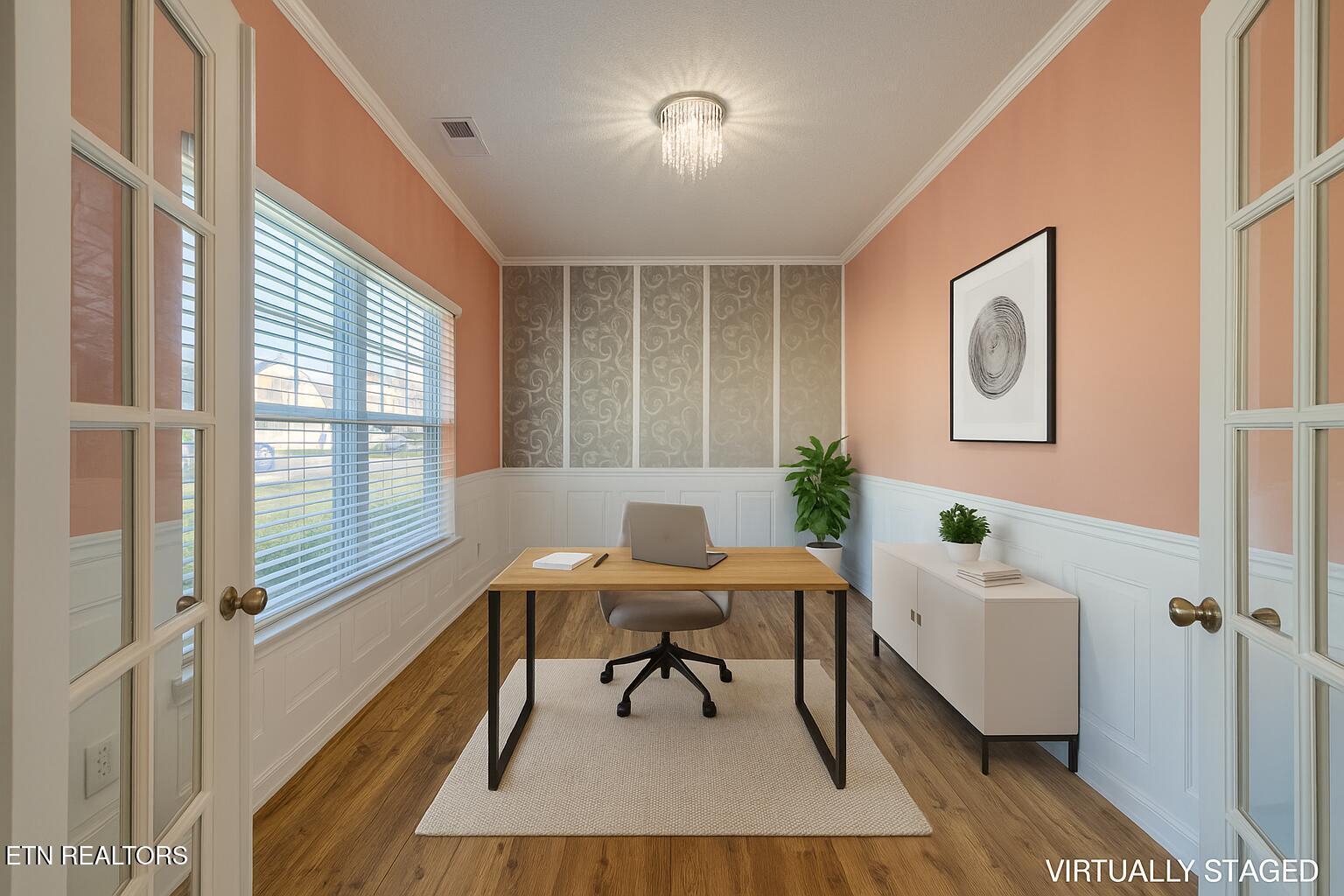 Image 4: Office virtually staged