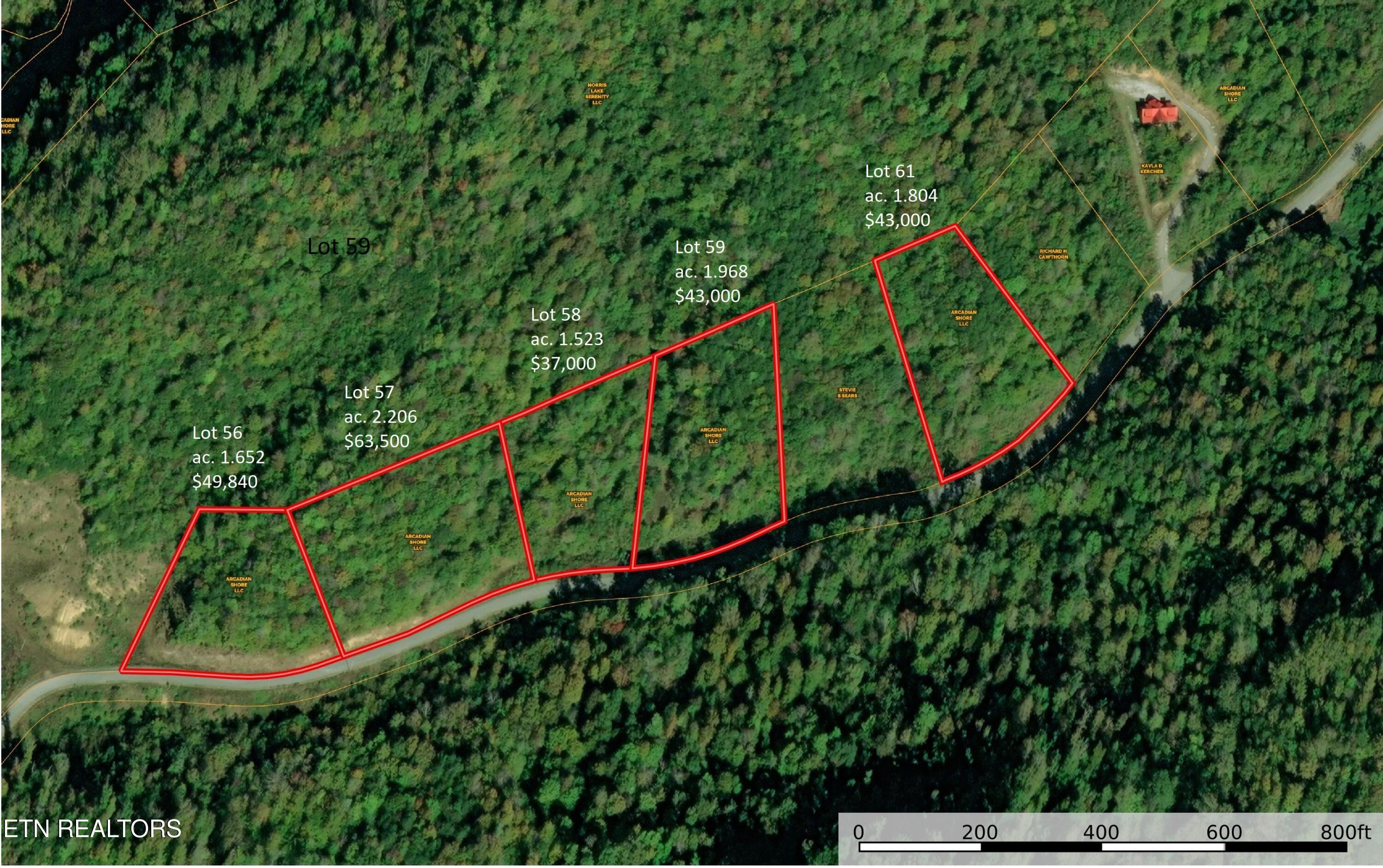 Image 1: Lot Plats 56,57,58,59,61 w Notes