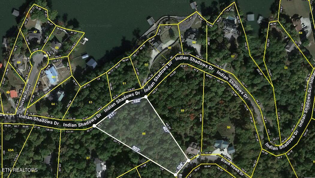 Image 1: 228 Black Hawk Dr. Tax Map