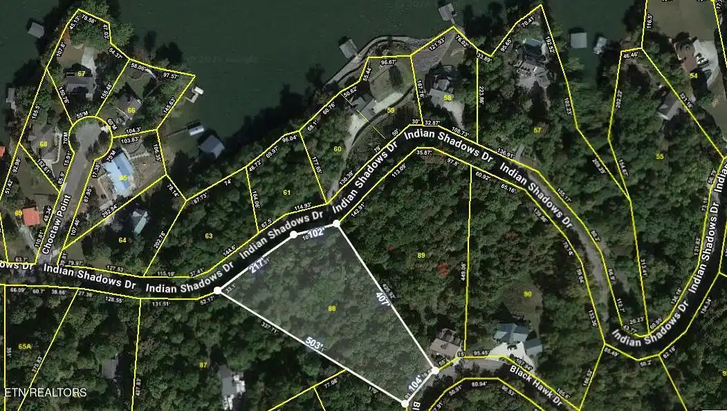 Image 1: 228 Black Hawk Dr. Tax Map