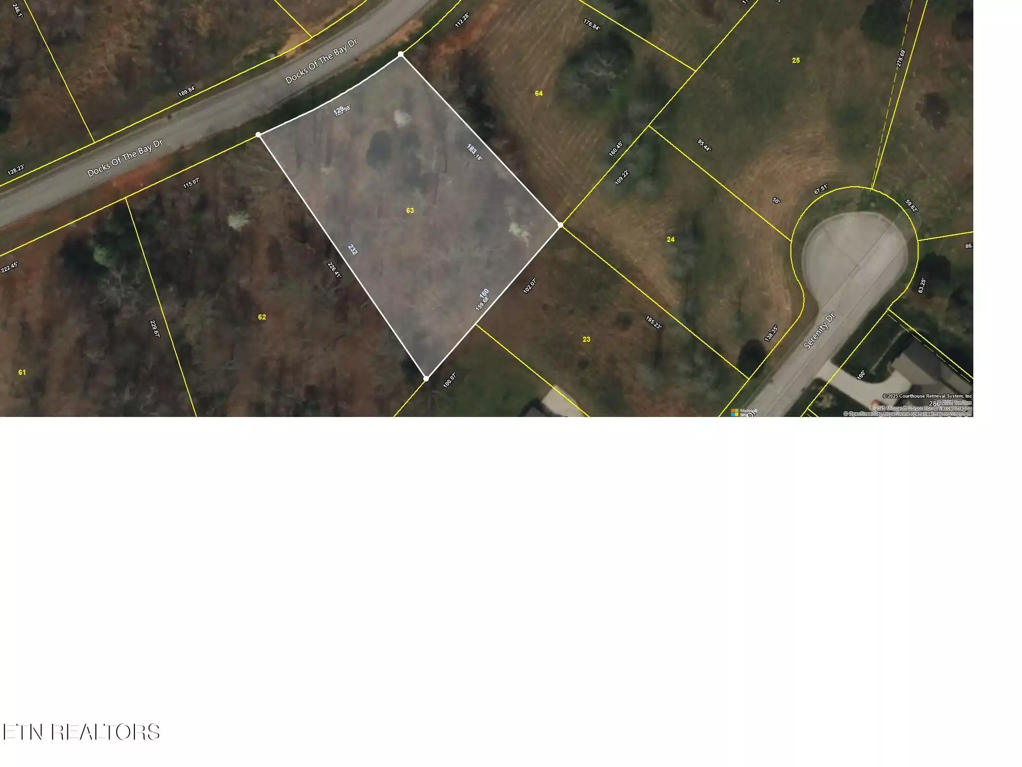 Image 1: Lot 63 DACC aerial Dimensions