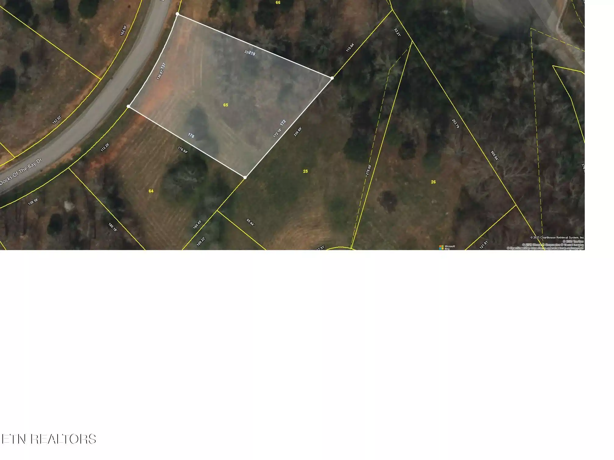 Image 1: Lot 65 DACC aerial Dimensions
