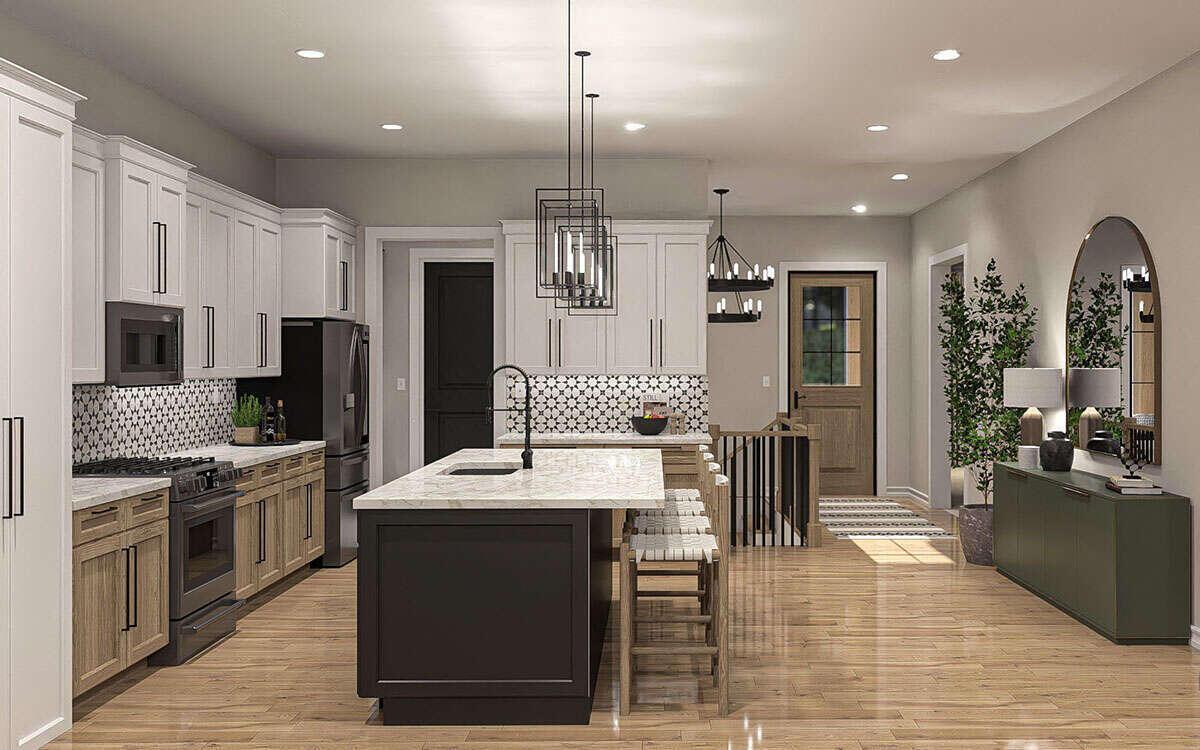Image 4: Kitchen & Foyer Rendering