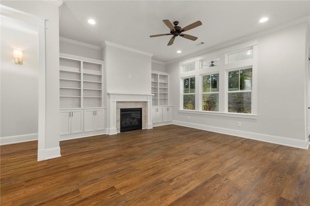 Image 3: Living Room W/ 8' Built-Ins