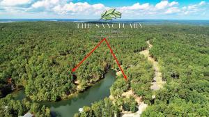Image 4: Aerial show of The Sanctuary on Lake Mar