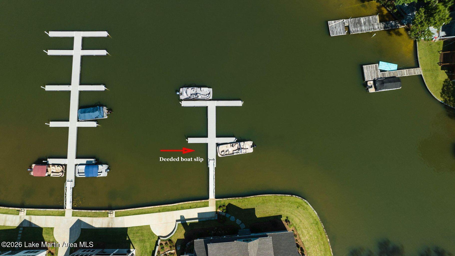 Image 4: arial of boat slip
