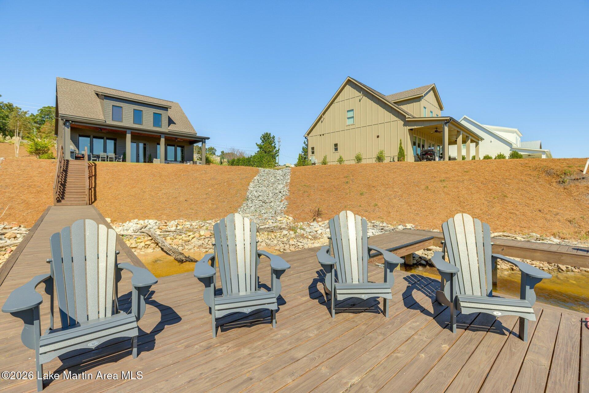 Image 3: dock looking at house
