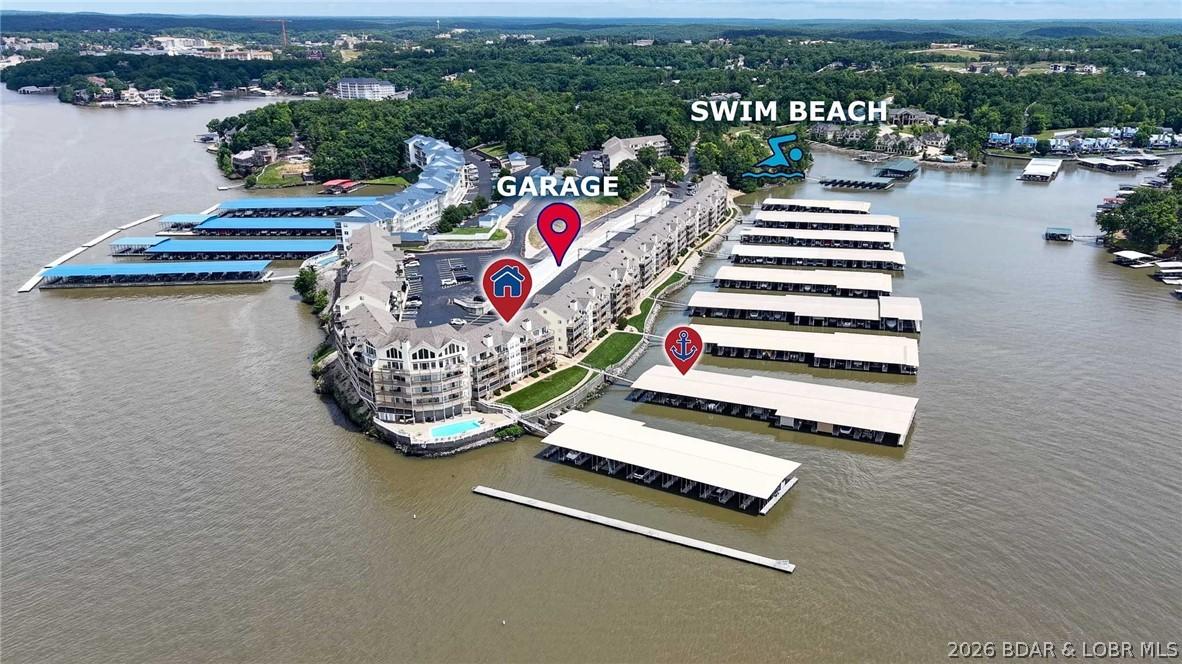Image 2: See the boat slip from your deck! Garage just step
