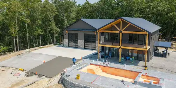 Image 2: Construction is nearing completion the hilltop est