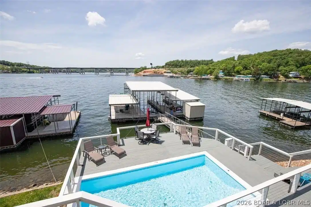 Image 1: Gorgeous Views, Giant Dock, and Awesome Pool!