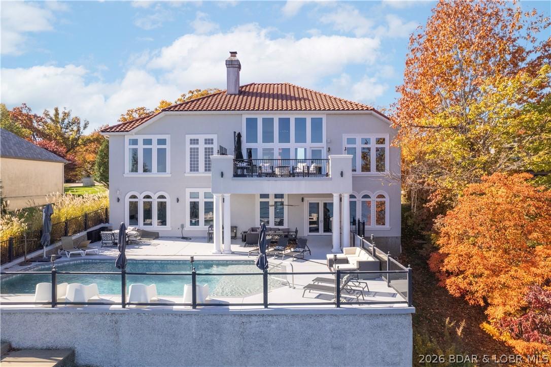 Image 4: Back of Home and Private Pool