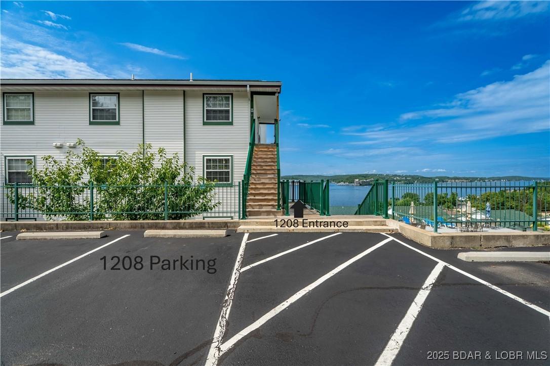 Image 4: Your assigned parking spot and entrance to your co