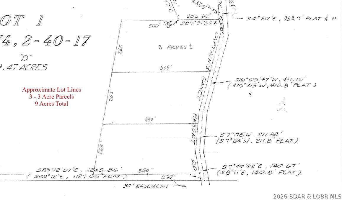 Image 3: Three 3 Acre Lots or 9 Acres Total