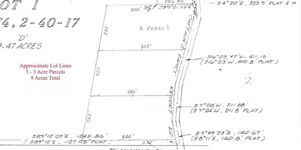 Image 3: Three 3 Acre Lots or 9 Acres Total