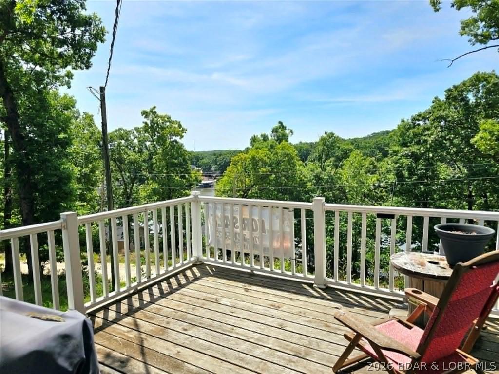 Image 4: Summer Deck View of lake