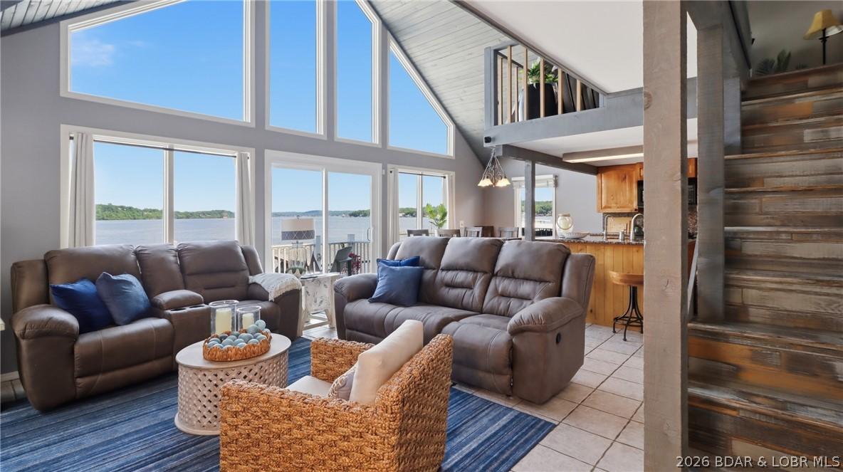 Image 4: Floor to Ceiling Windows Capturing the Main Channe