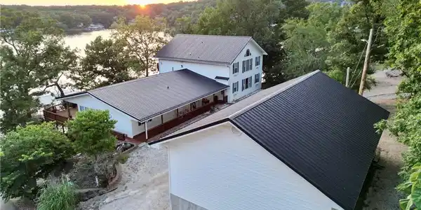 Image 2: Front of the Home and 2 Story Garage