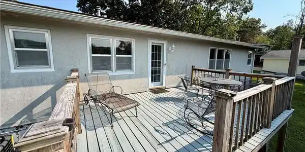Image 3: lakeside deck