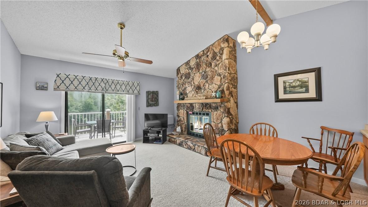Image 4: Living Room with Fireplace