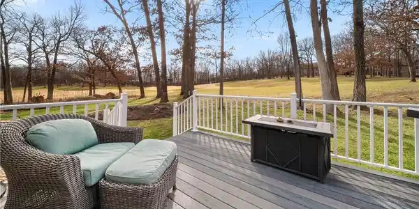 Image 3: Back deck overlooking Hole 10 of Porto Cima