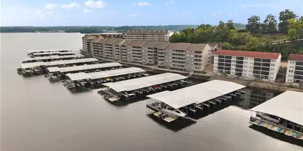 Image 4: Located in calm cove where docks protected at 1 mi