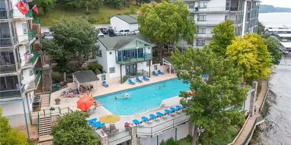 Image 4: Beautiful community pool at Harbour Towne, perfect