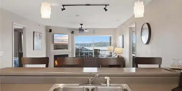 Image 4: Lake views from the Kitchen