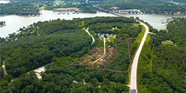 Image 3: Looking West - Lot Lines Approximate