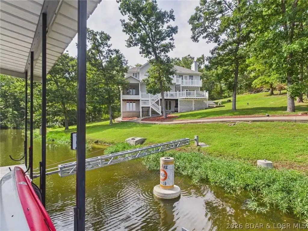 Image 1: Gentle slope from home to private dock on 195 feet